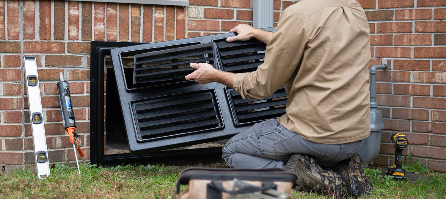 Commercial Stacked Flood Vent Systems - Maximum Coverage