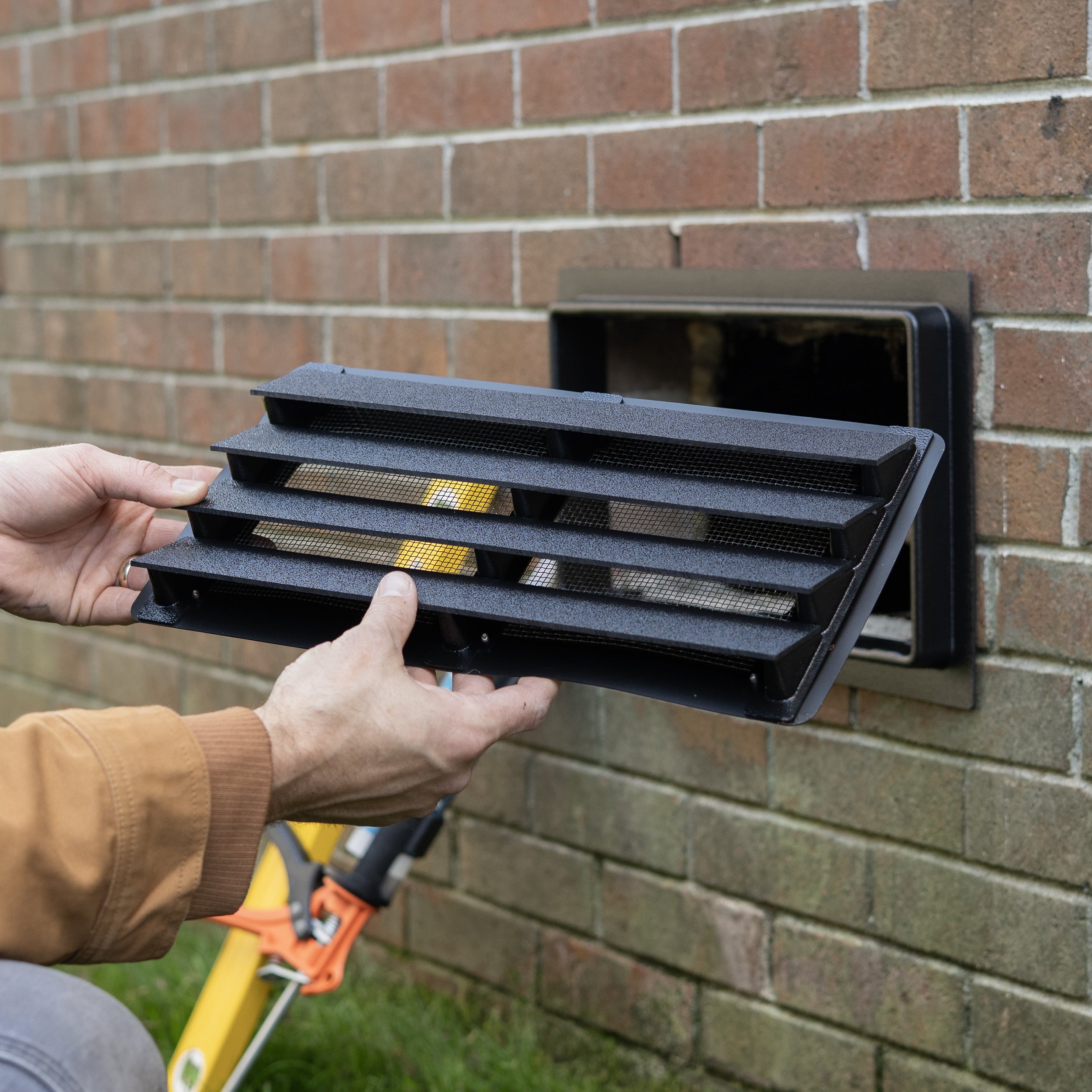ICC Certified Flood Vent 16x8 Black | FEMA Compliant | Rust-Proof